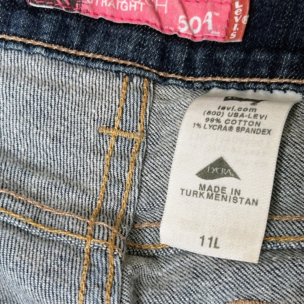 Levi's 504 Slouch Straight Jeans - Low Rise